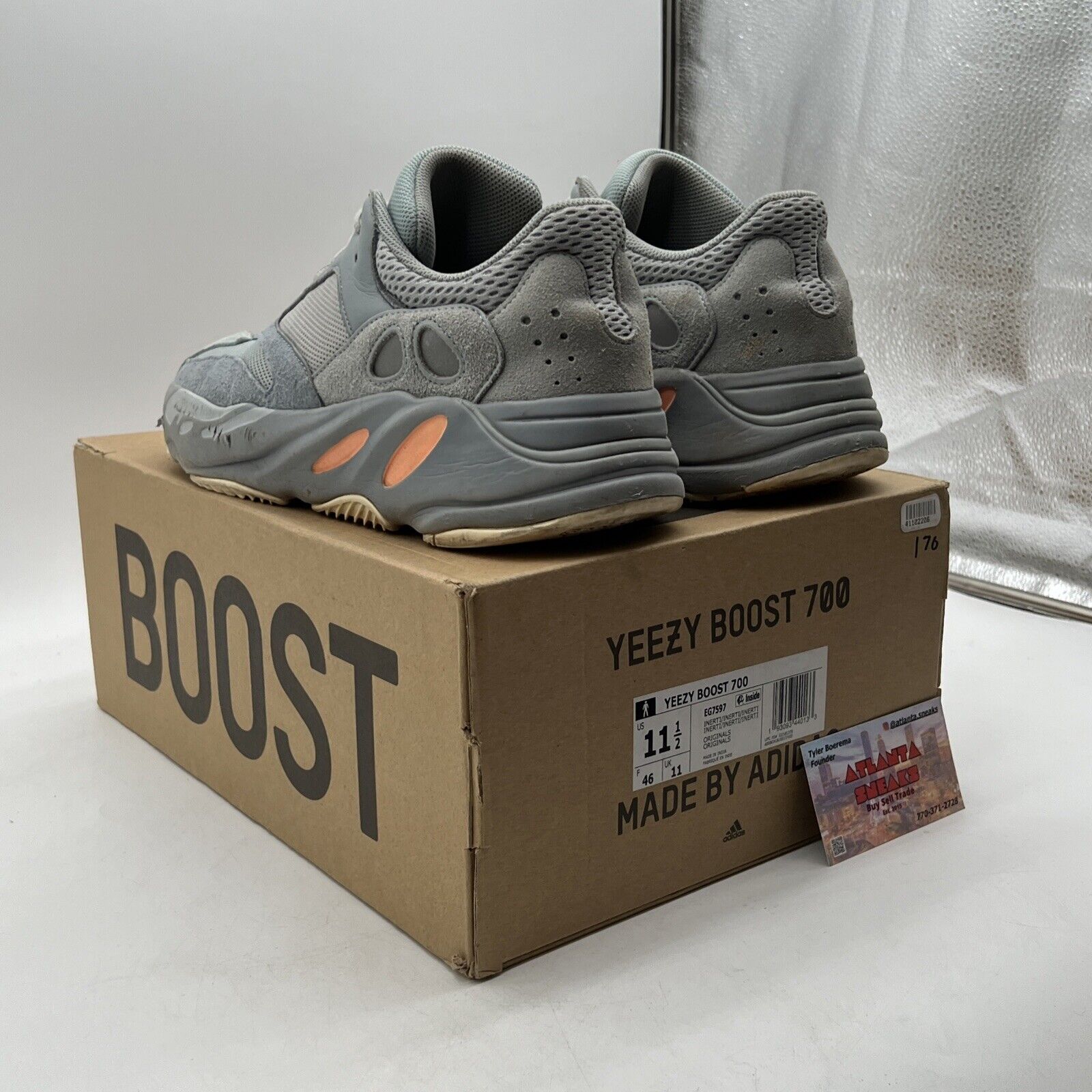 Size 11.5 - adidas Yeezy Boost 700 V1 Inertia (EG7597)