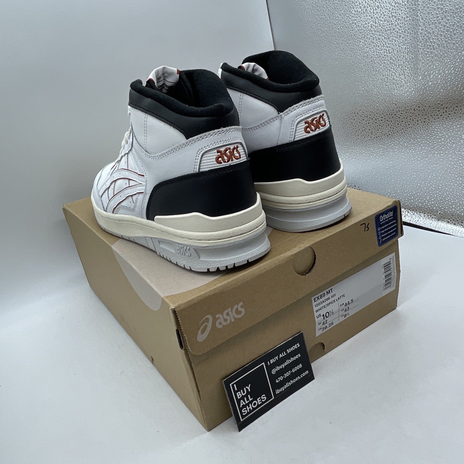 Size 10.5 - Asics EX89 MT White Spice Latte (EX89MT)