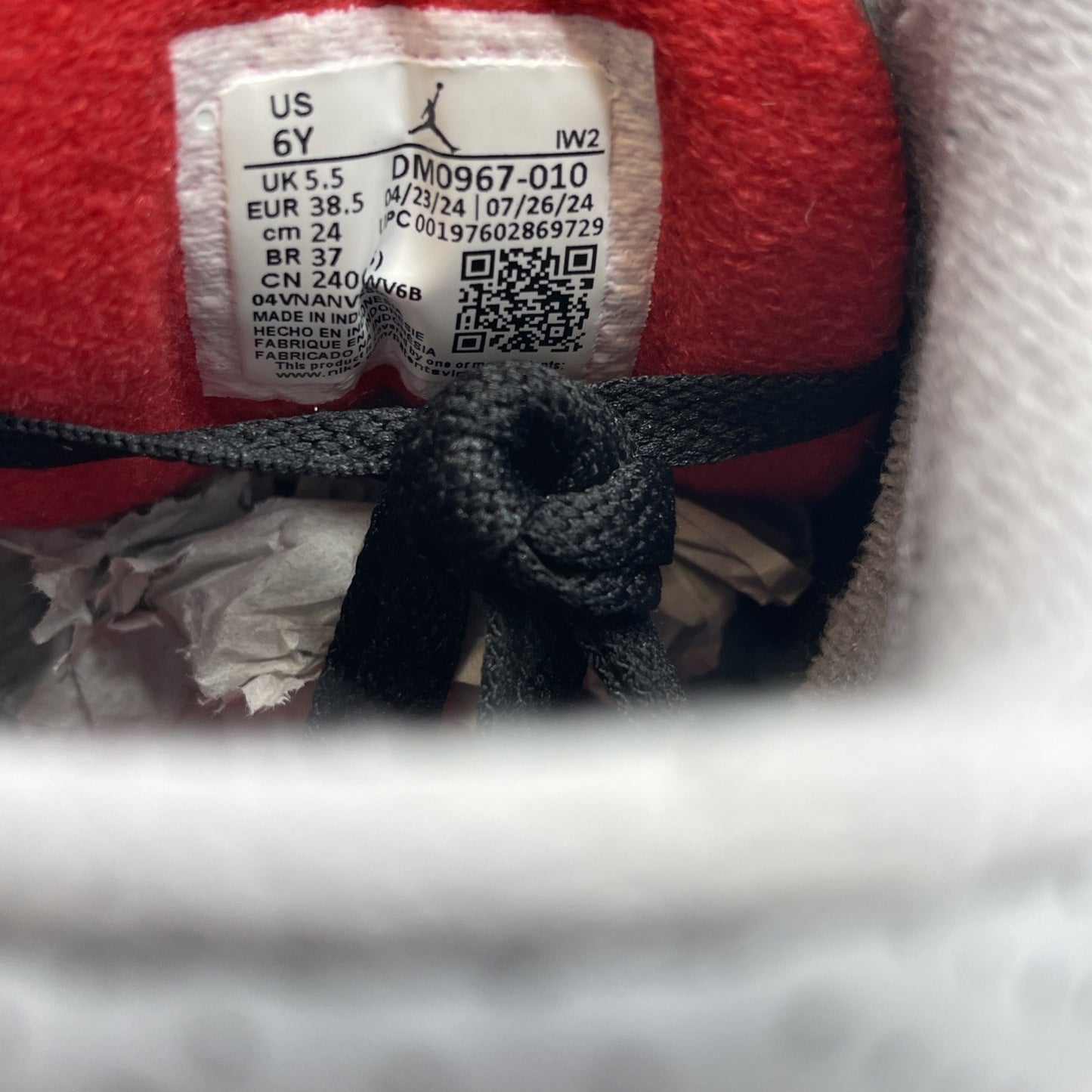 Size 6Y - Air Jordan 3 Retro OG 2024 Black Cement (DM0967-010)
