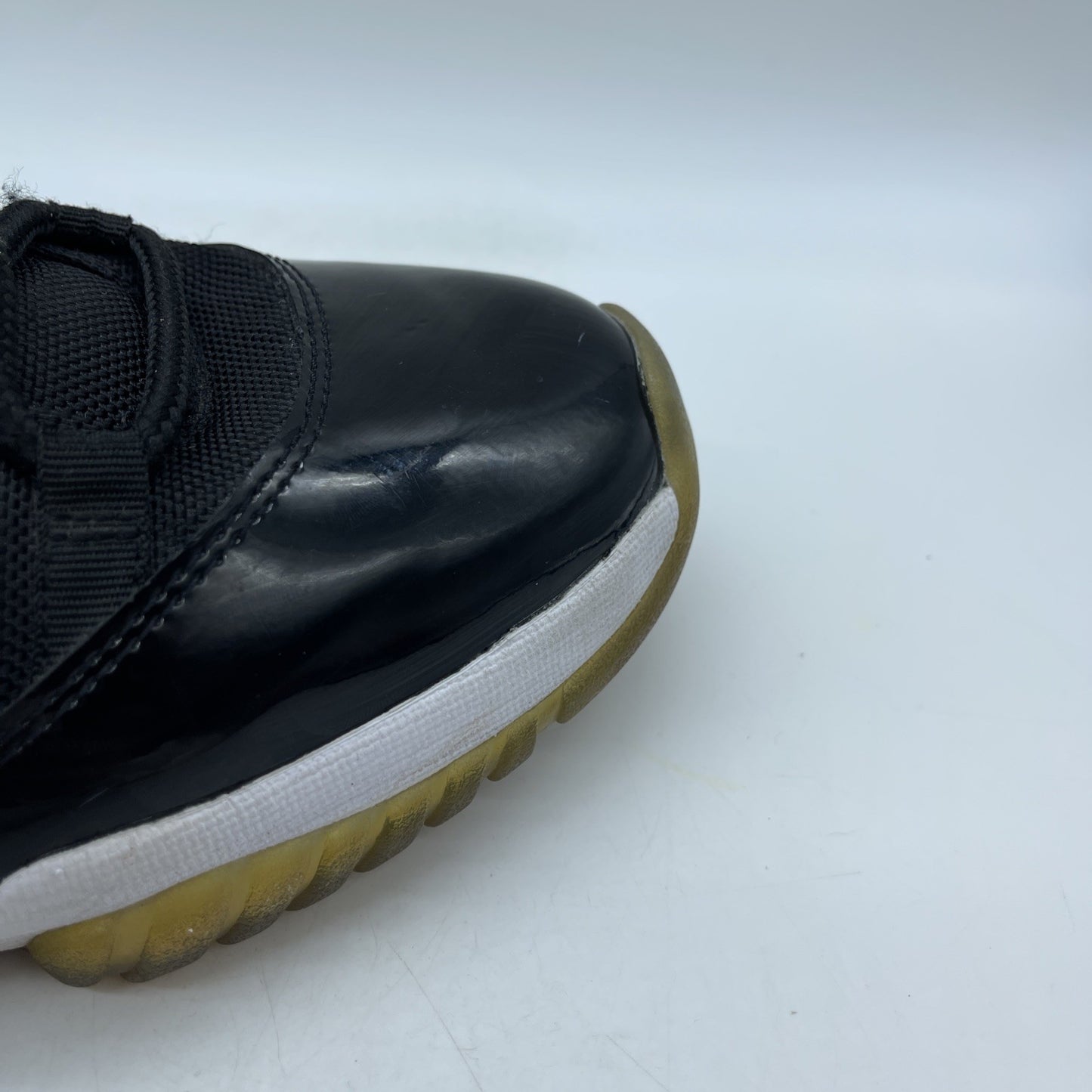 Size 13 - Air Jordan 11 Retro 2009 Space Jam Black Leather (378037-041)