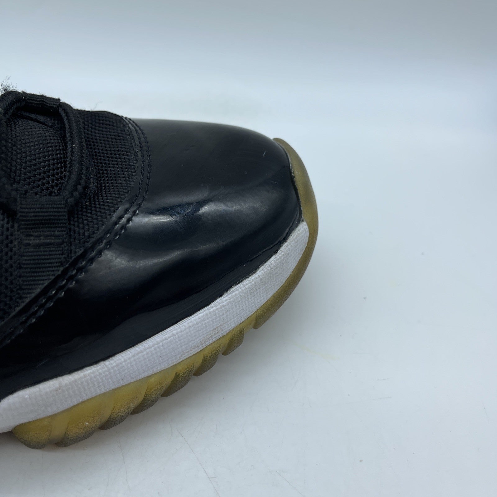Size 13 - Air Jordan 11 Retro 2009 Space Jam Black Leather (378037-041)