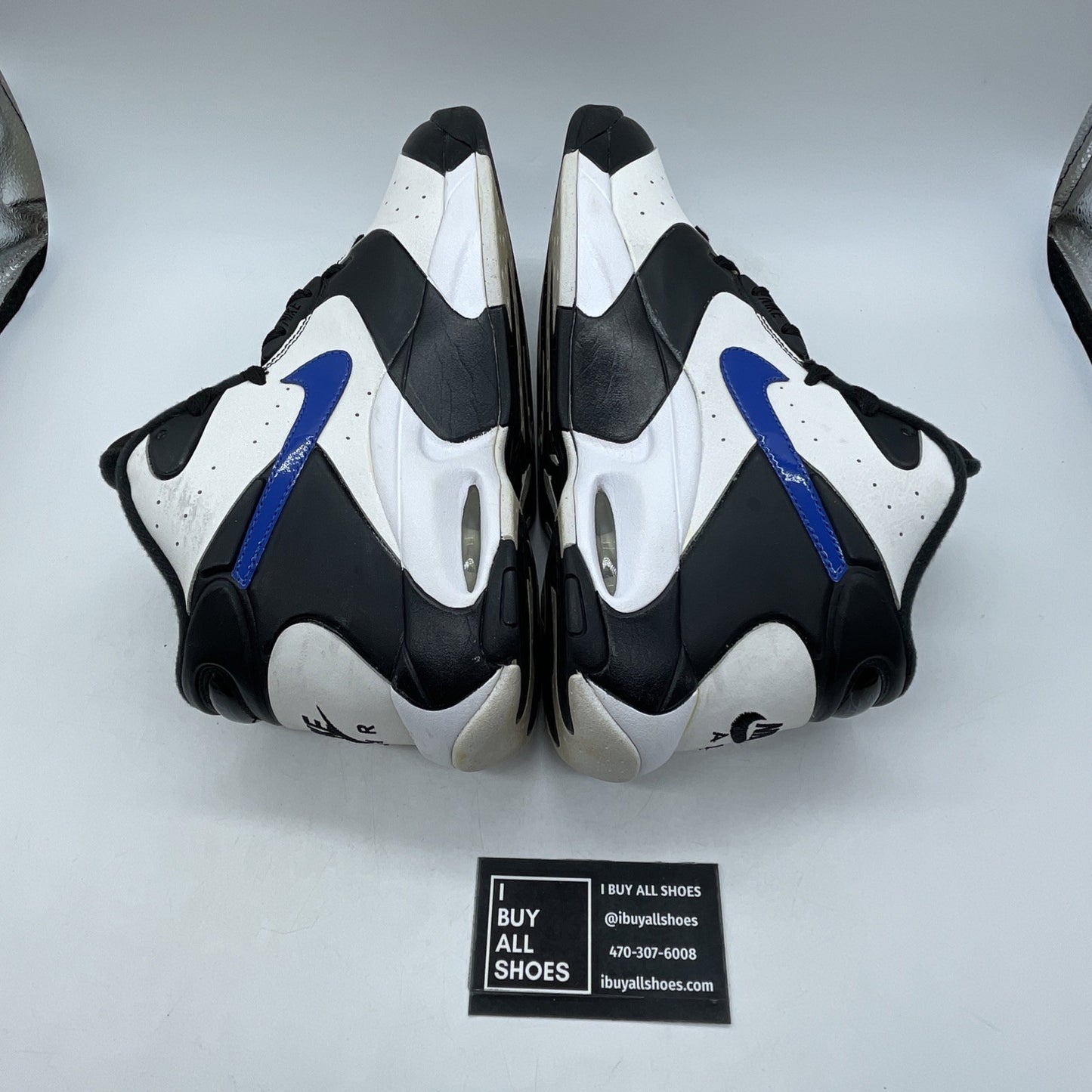 Size 10.5 - Nike Air Up 2014 Black Game Royal (630929-004)