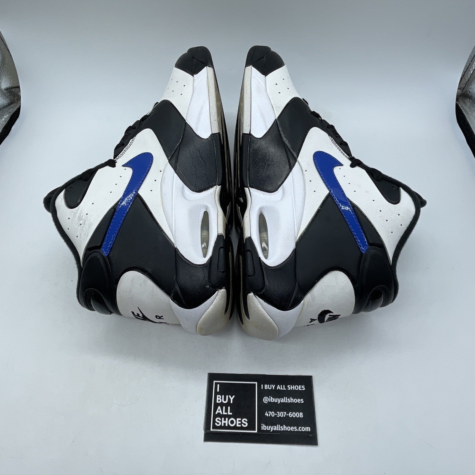 Size 10.5 - Nike Air Up 2014 Black Game Royal (630929-004)