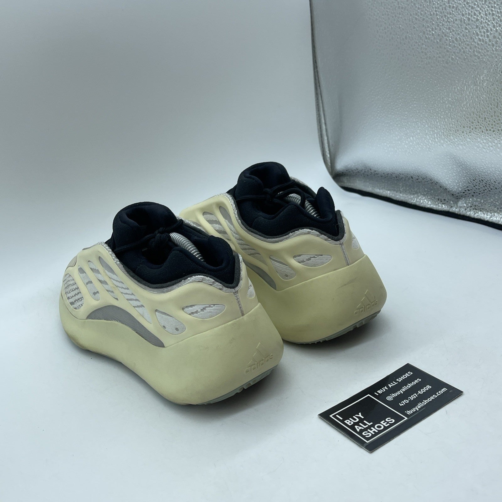 Size 9.5 - adidas Yeezy Boost 700 V3 Azael Black White Suede (FW4980)