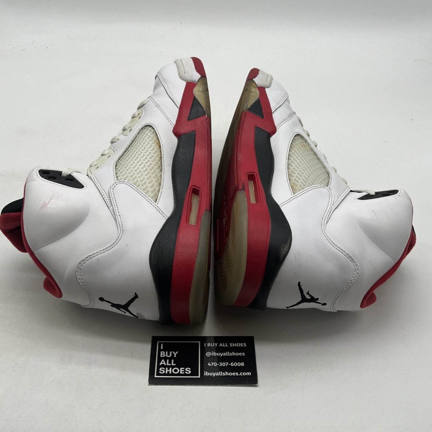 Size 13 - Air Jordan 5 Retro 2013 Fire Red 136027-120)