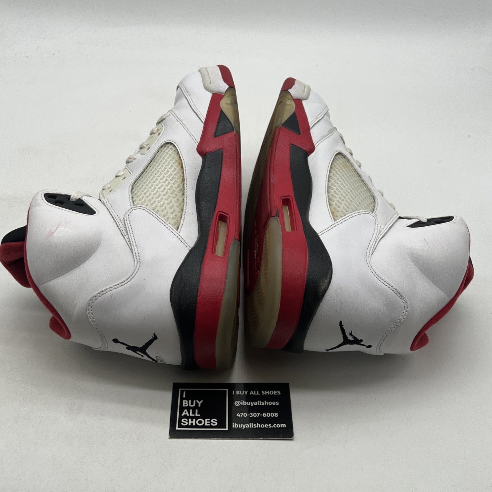 Size 13 - Air Jordan 5 Retro 2013 Fire Red 136027-120)