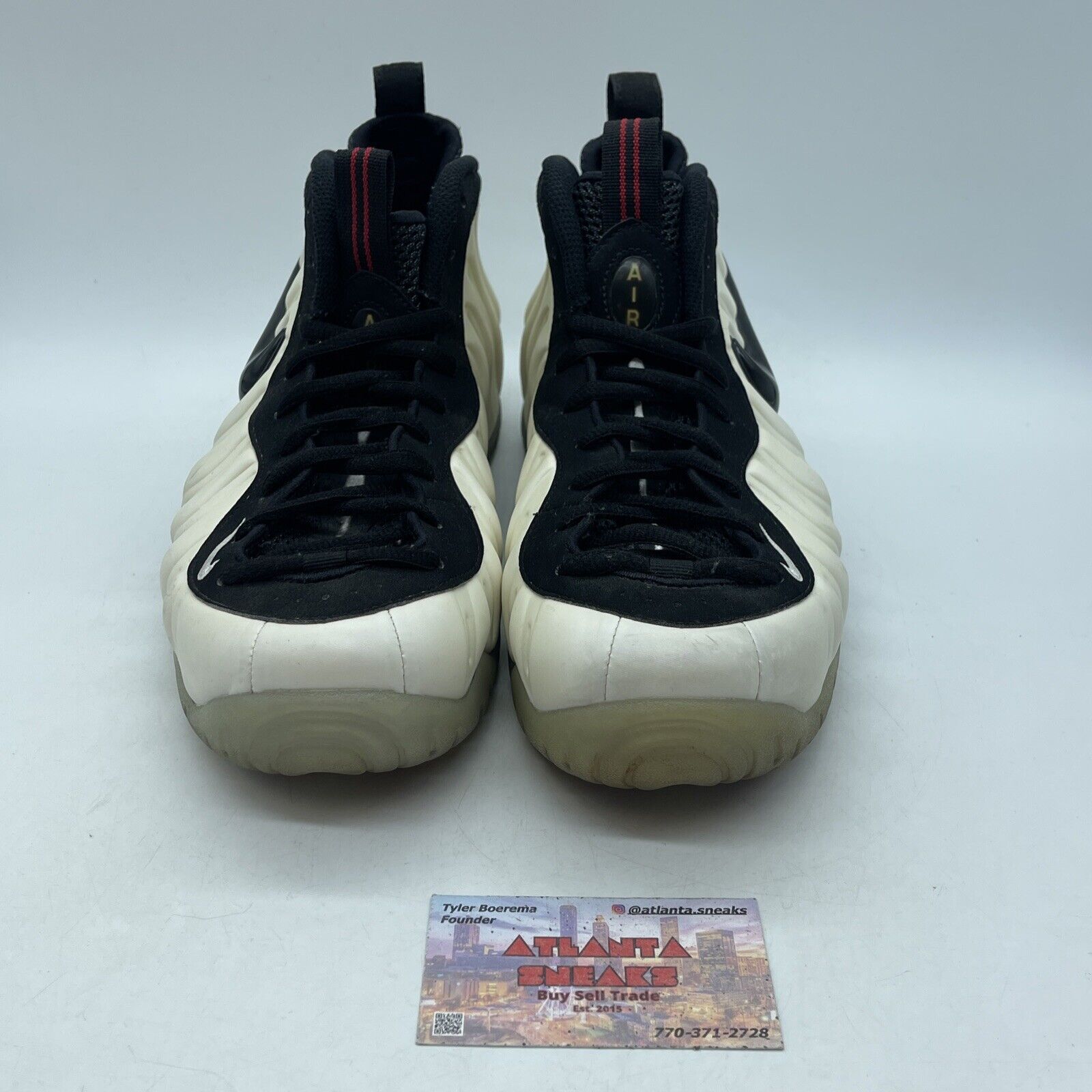 Size 11.5 - Nike Air Foamposite Pro Class of 97 White Leather Black (624041-100)