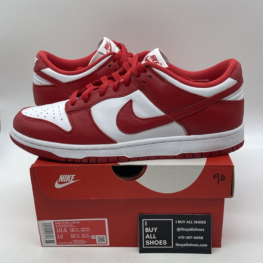 Size 10.5 - Nike Dunk Retro SP 2020 Low St. John's White Leather (CU1727-100)