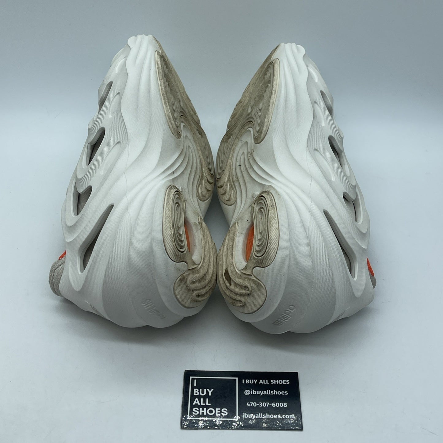 Size 10.5 - Adidas adiFOM Q Off White Aluminum Athletic Shoes (GY4455)