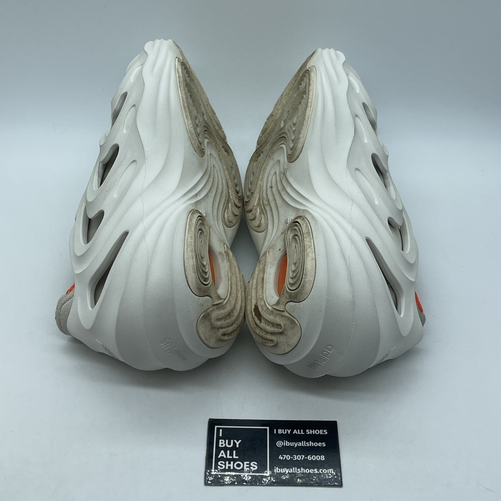 Size 10.5 - Adidas adiFOM Q Off White Aluminum Athletic Shoes (GY4455)