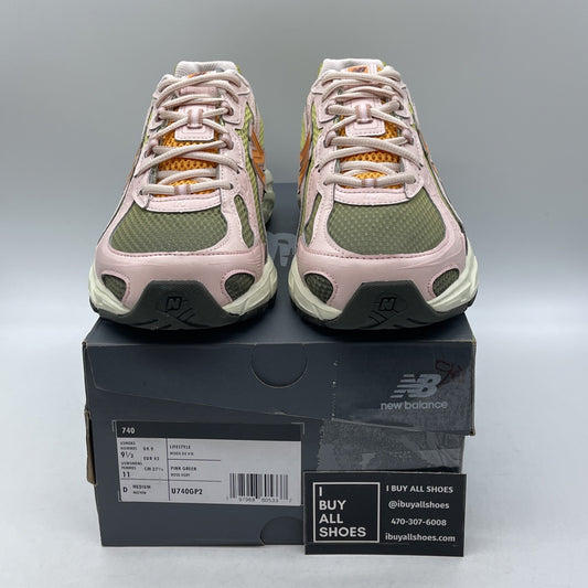 Size 9.5 - New Balance Concepts x 740 Saignee Green Pink Leather (U740GP2)