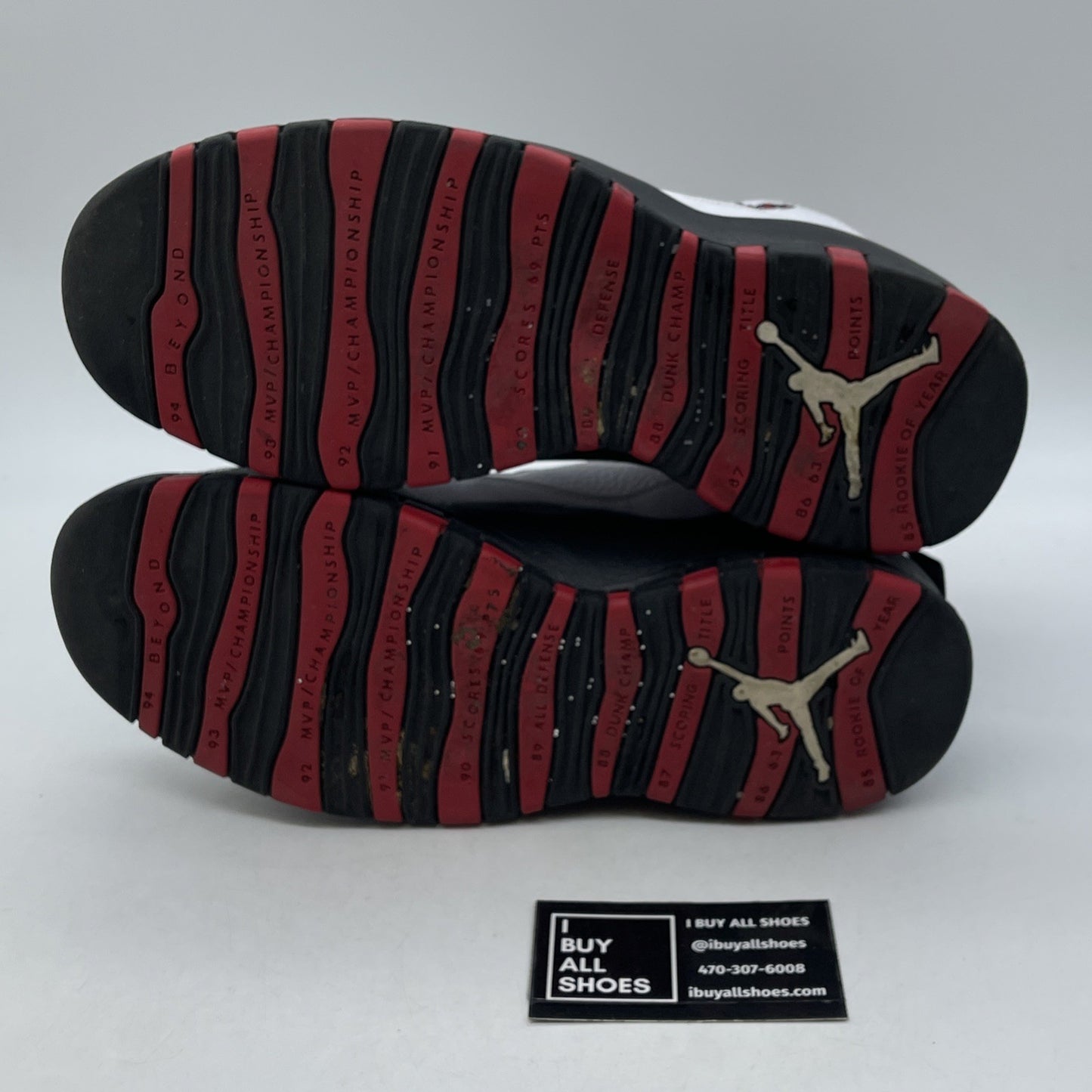 Size 9.5 - Air Jordan 10 Double Nickel Black White Leather (310805-102)