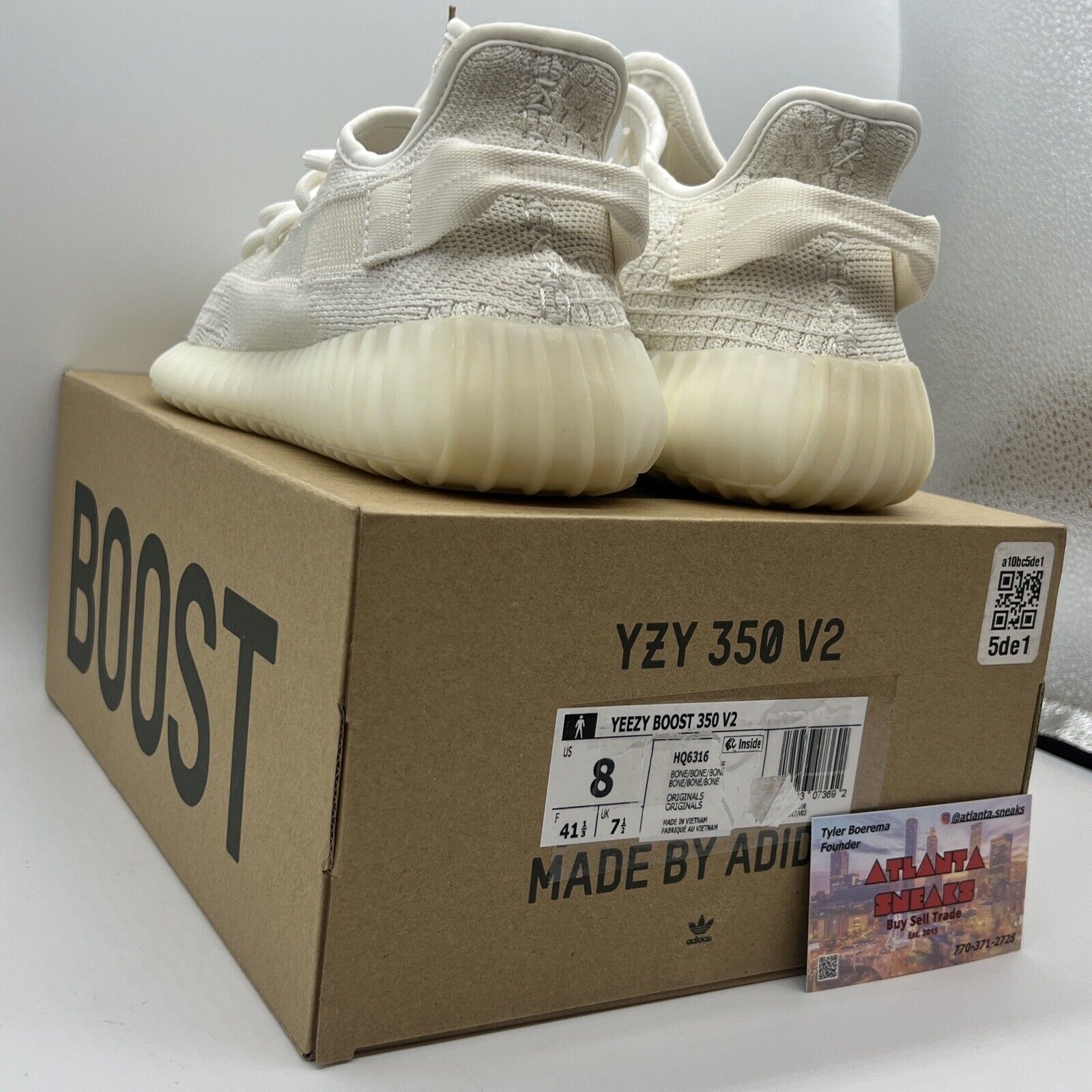 Size 8 - adidas Yeezy Boost 350 V2 Low Bone