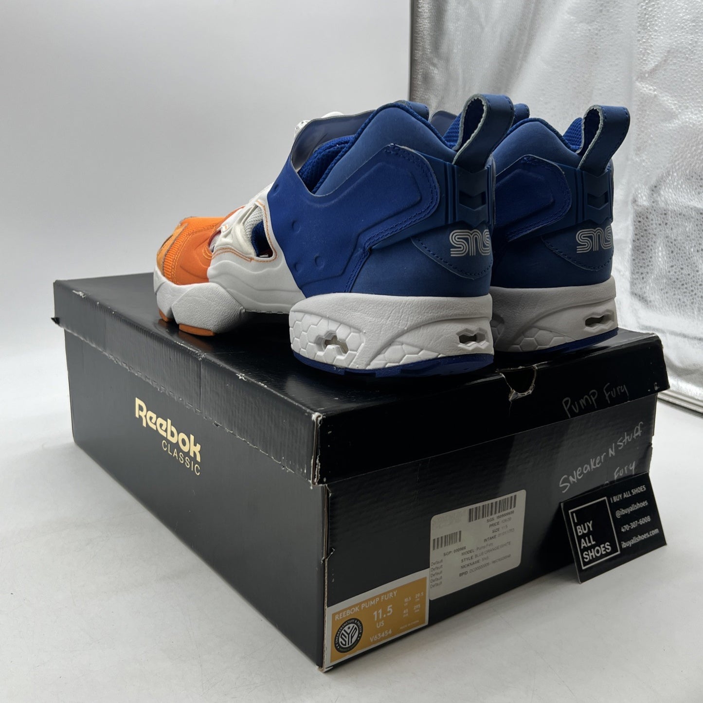 Size 11.5 - Reebok Sneakersnstuff x Token 38 x Packer x InstaPump Fury (V63454)