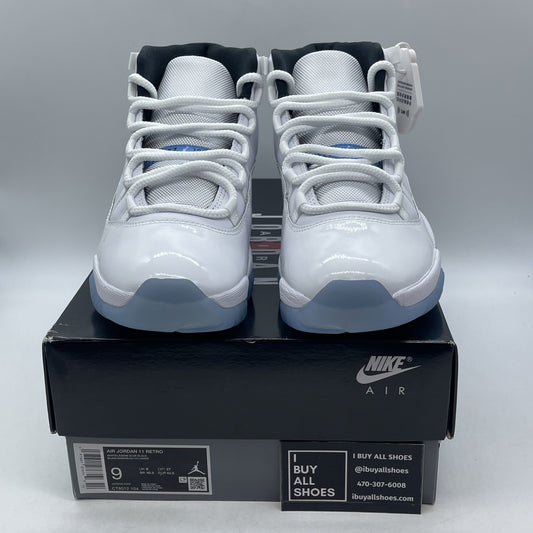 Size 9 - Air Jordan 11 Retro 2024 Legend Blue / Columbia (CT8012-104)