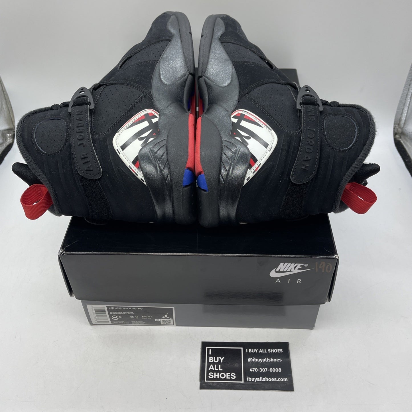 Size 8.5 - Air Jordan 8 Retro Mid Playoff (305381-062)