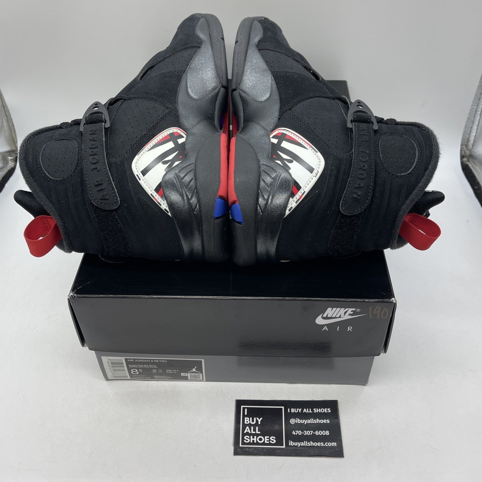 Size 8.5 - Air Jordan 8 Retro Mid Playoff (305381-062)