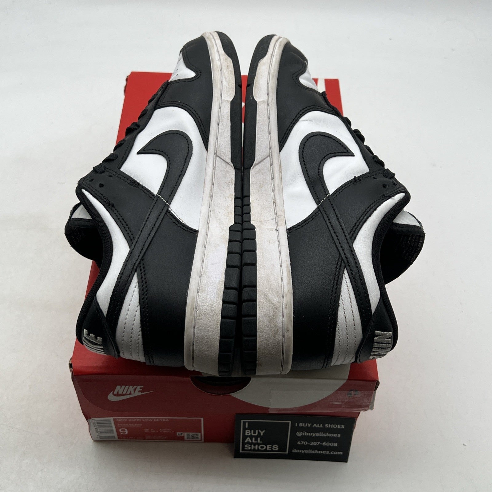 Size 9 - Nike Dunk Low Black White (DD1391-100)