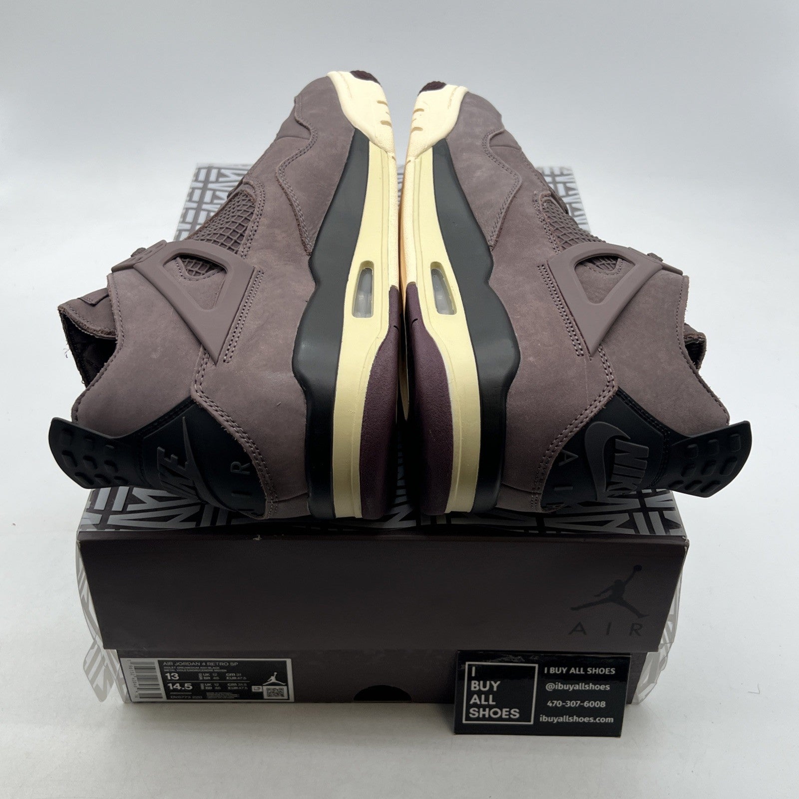 Size 13 - Air Jordan 4 Retro x A Ma Maniere Mid Violet Ore (DV6773-220)