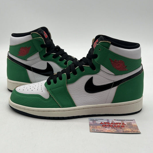 Size 10 - Air Jordan 1 Retro OG High Lucky Green W White (DB4612-300)