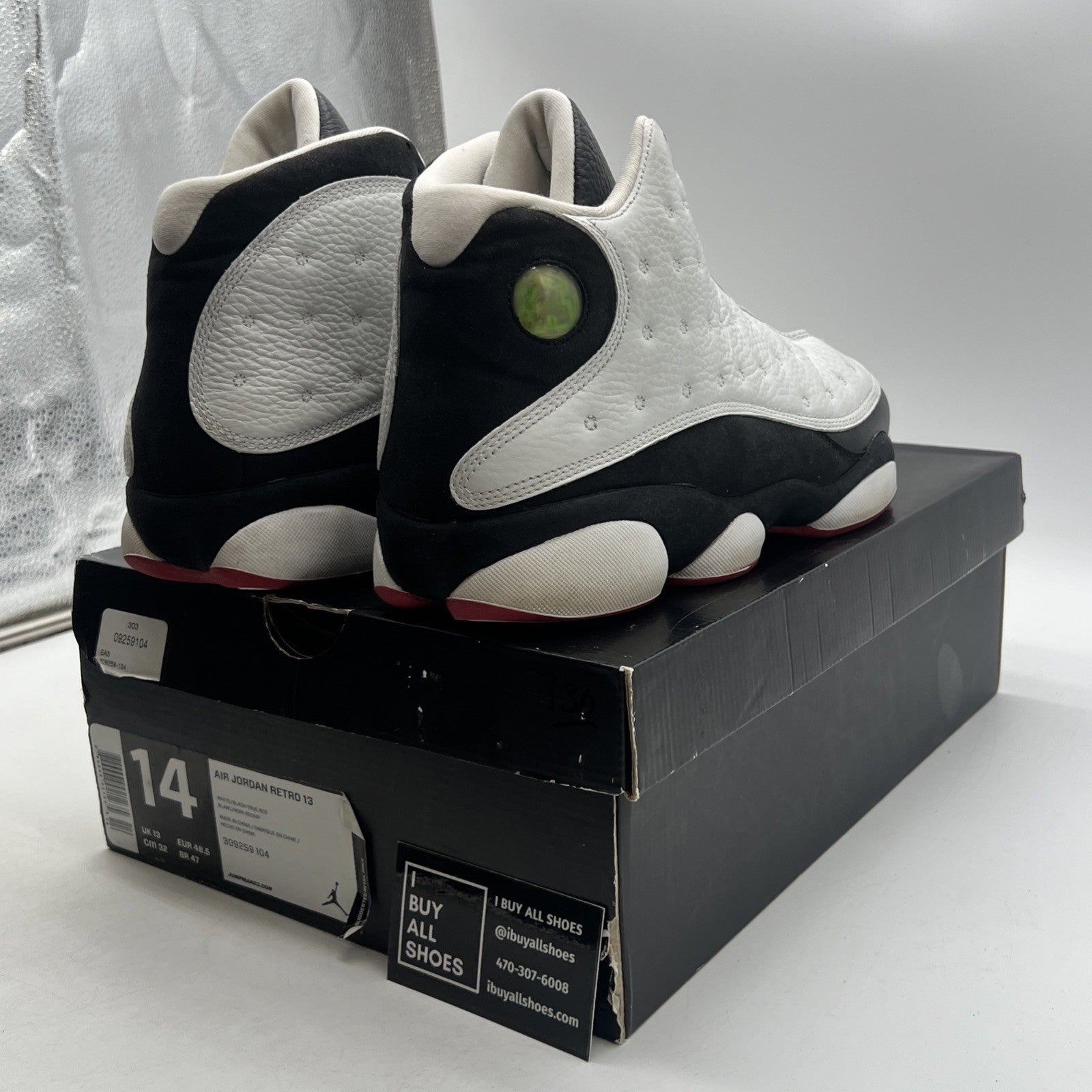 Size 14 - Air Jordan 13 Retro 2013 He Got Game (309259-104)