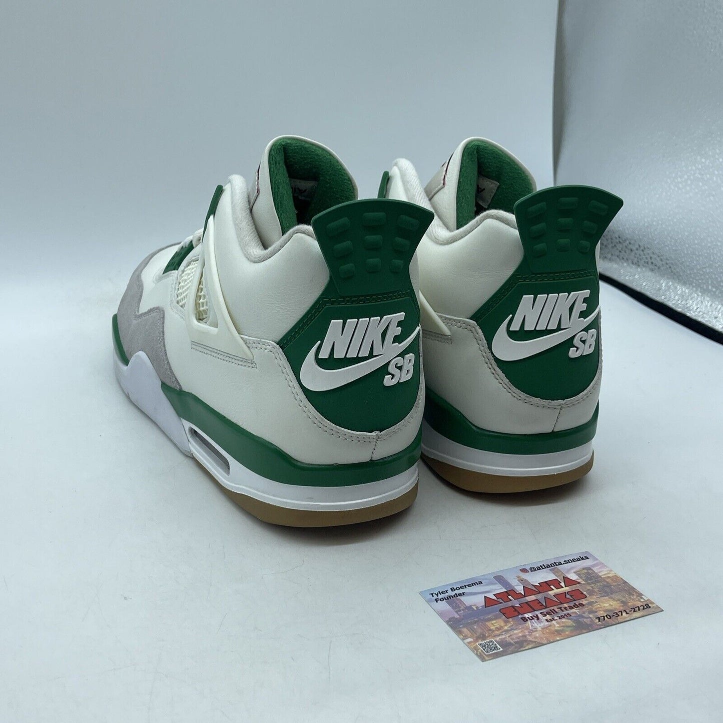 Size 13 - Jordan 4 Retro SP x Nike SB Mid Pine Green Suede Leather (DR5415-103)