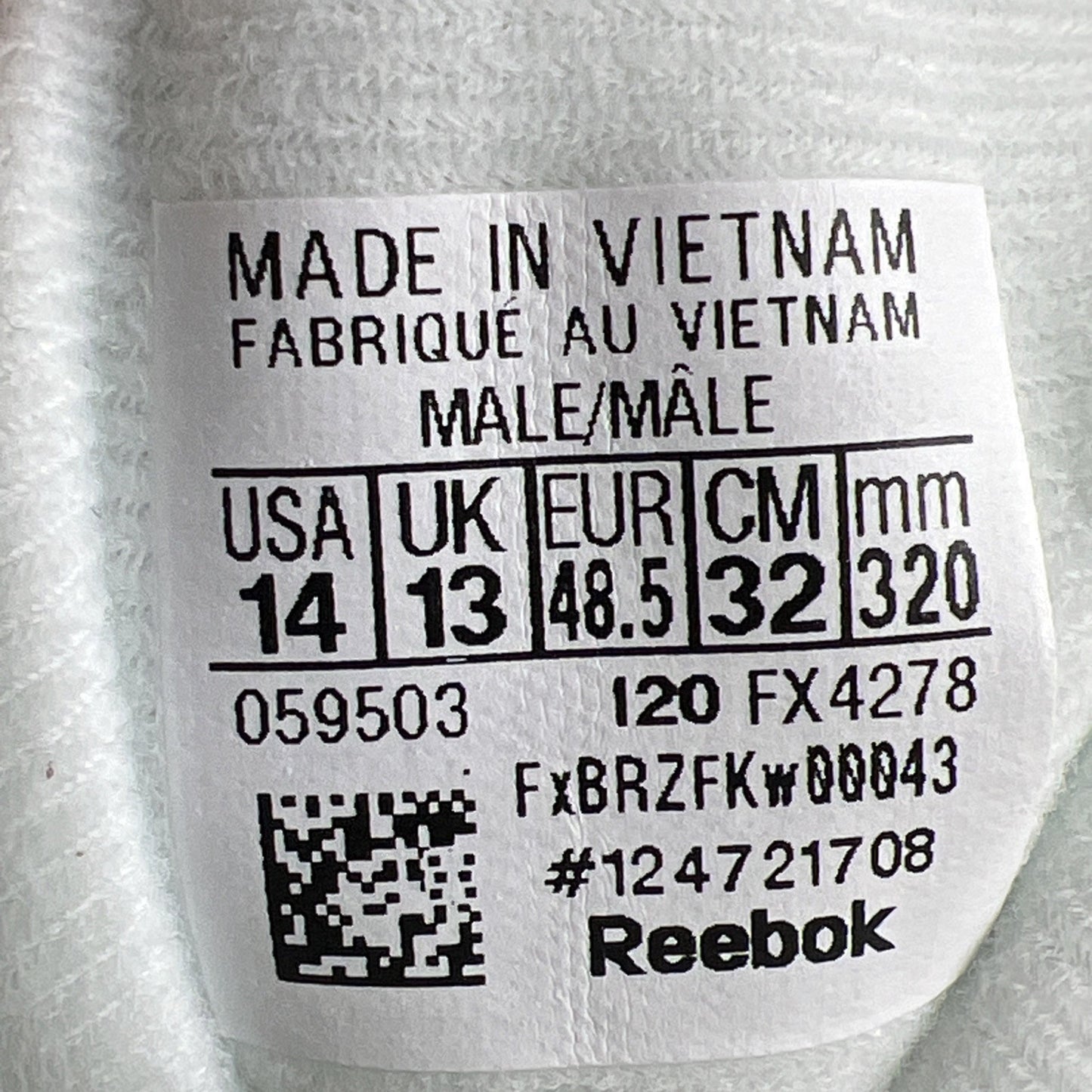 Size 14 - Reebok Question Mid Yellow Toe (FX4278)