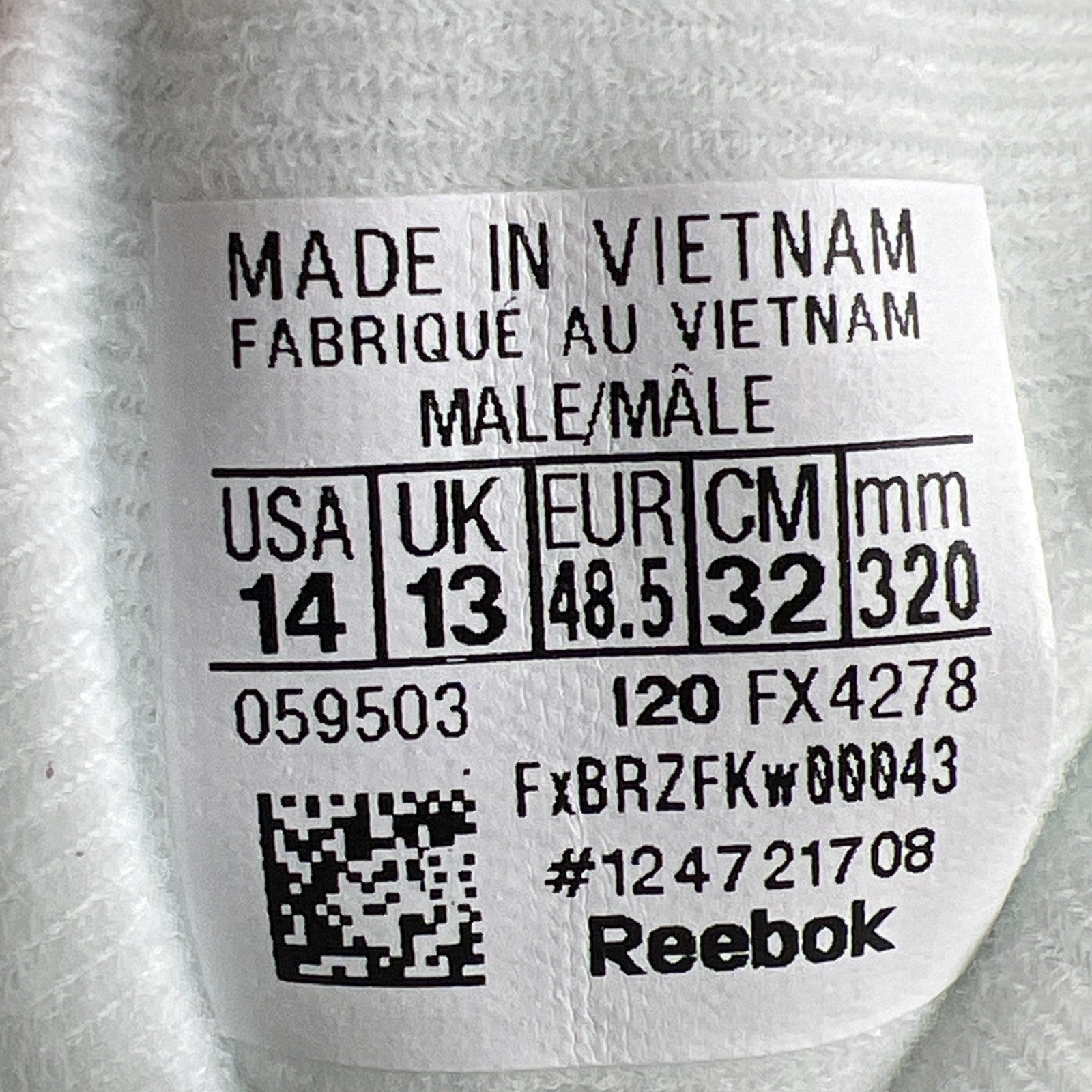 Size 14 - Reebok Question Mid Yellow Toe (FX4278)