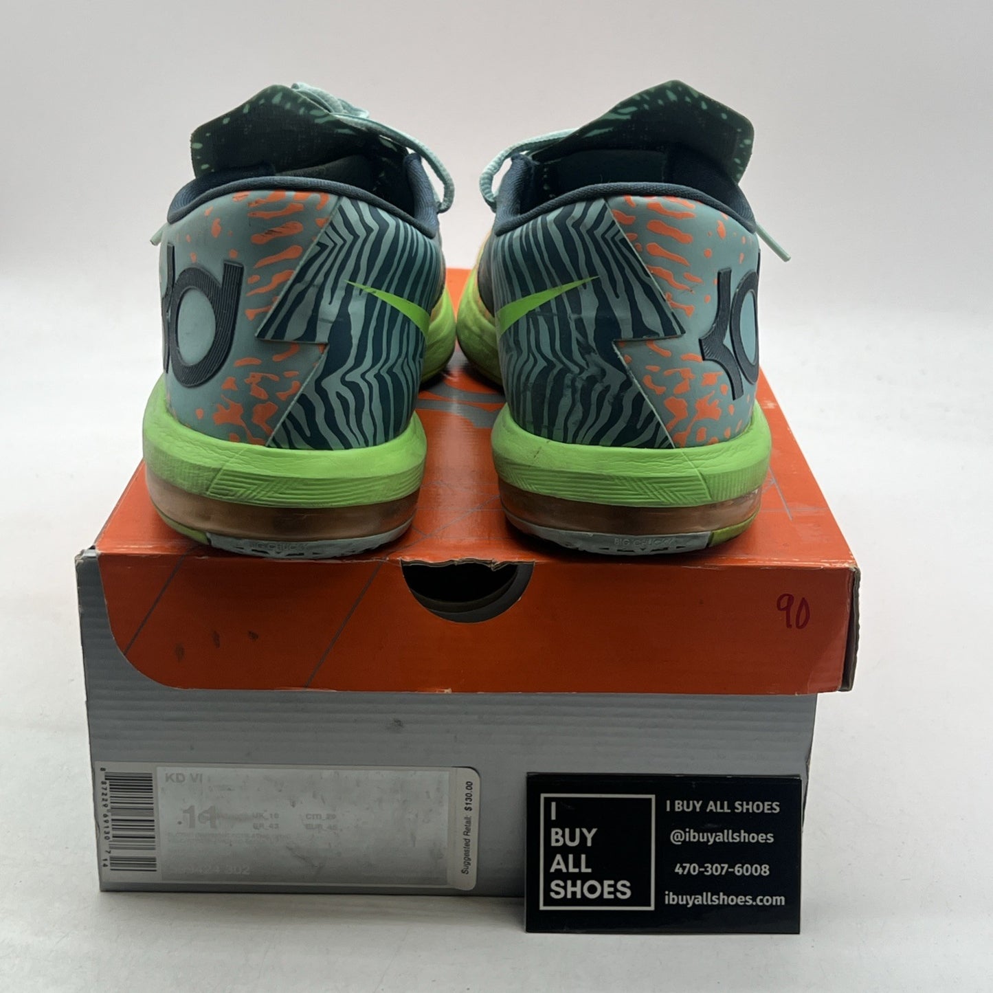Size 11 - Nike KD 6 Liger - (599424-302)