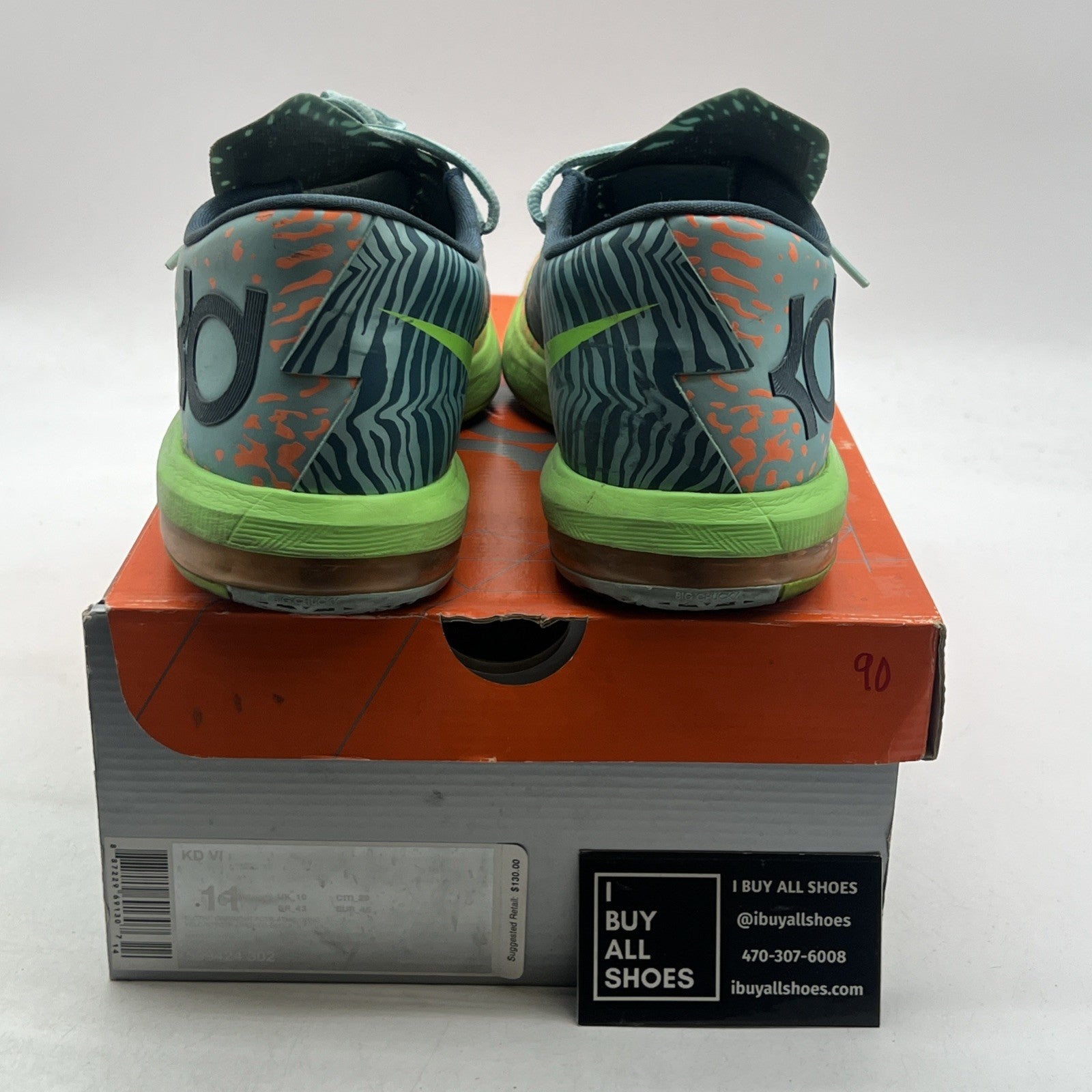 Size 11 - Nike KD 6 Liger - (599424-302)