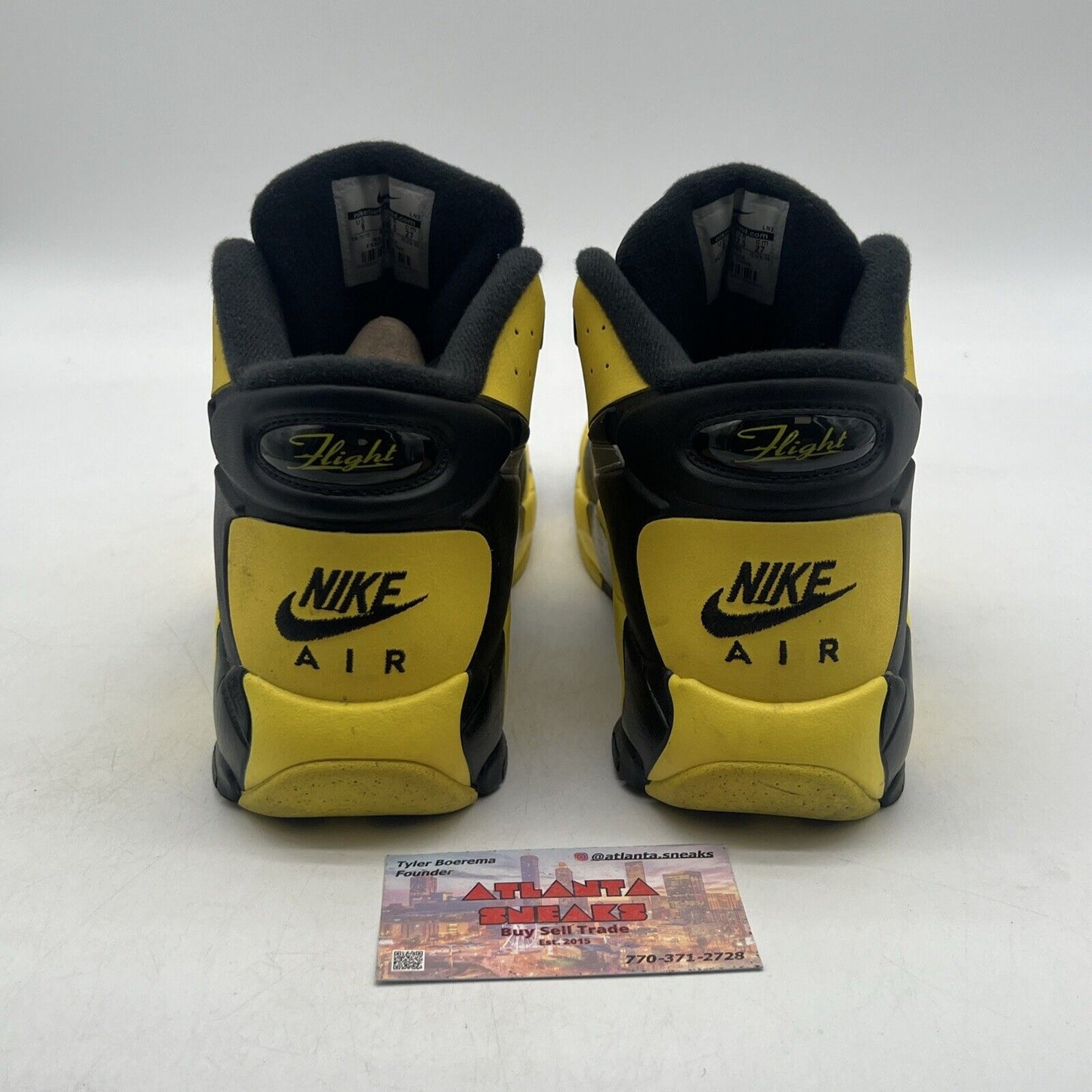 Size 9 - Nike Air Up '14 Black Yellow Strike