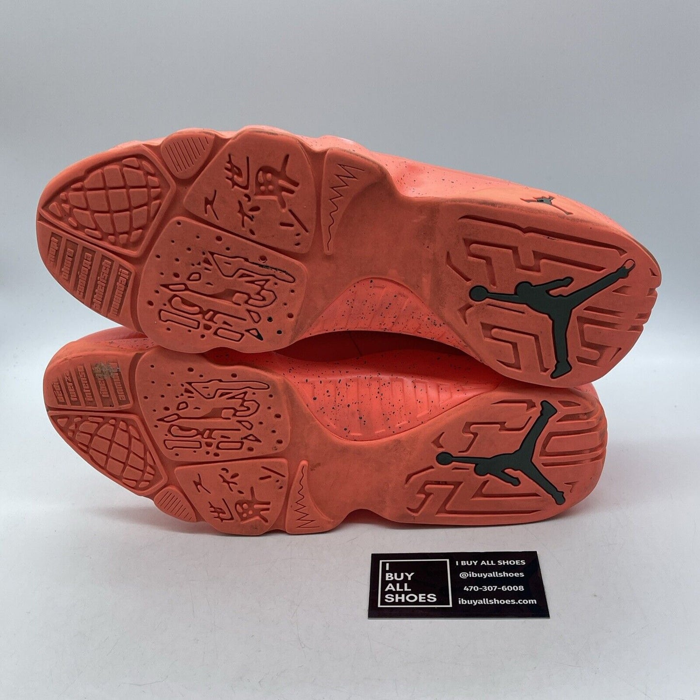 Size 12 - Air Jordan 9 Low Bright Mango Orange Grey Leather Suede (832822-805)