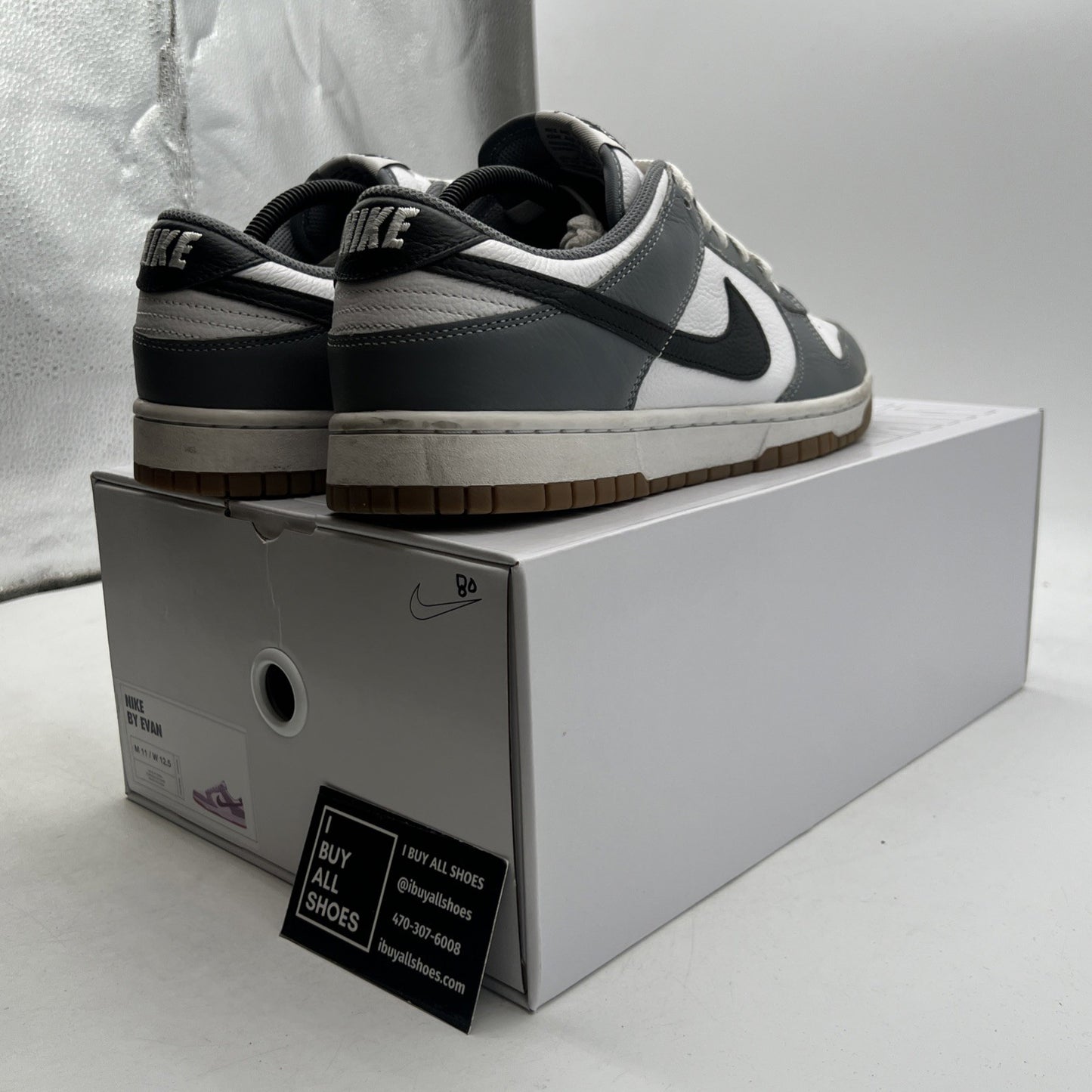 Size 11 - Nike Dunk Low ID By You Men’s Gum White Black Grey (FN0569-900)