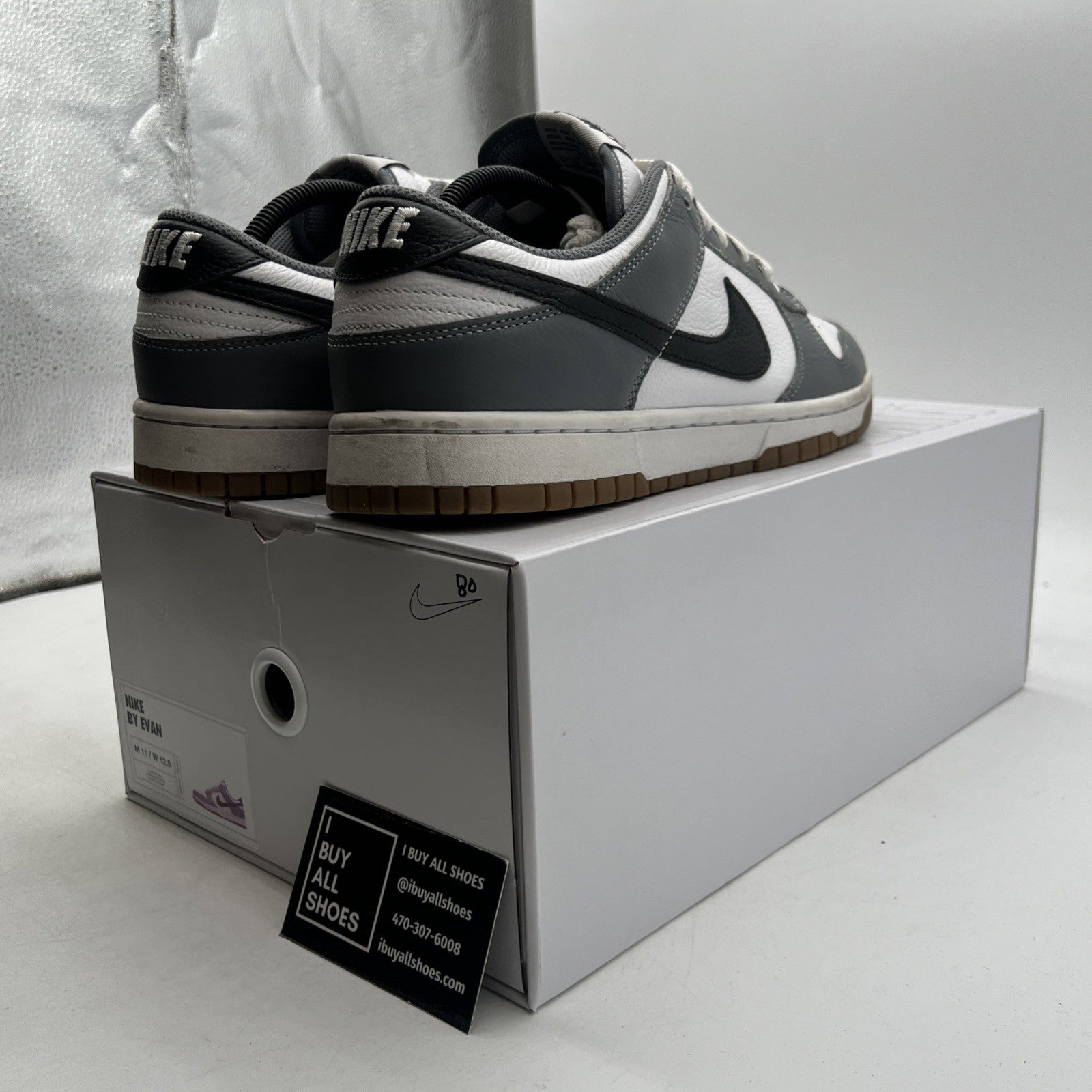 Size 11 - Nike Dunk Low ID By You Men’s Gum White Black Grey (FN0569-900)