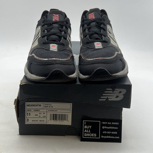 Size 11 - New Balance X-Racer Black Grey Red (MSXRCHTW)