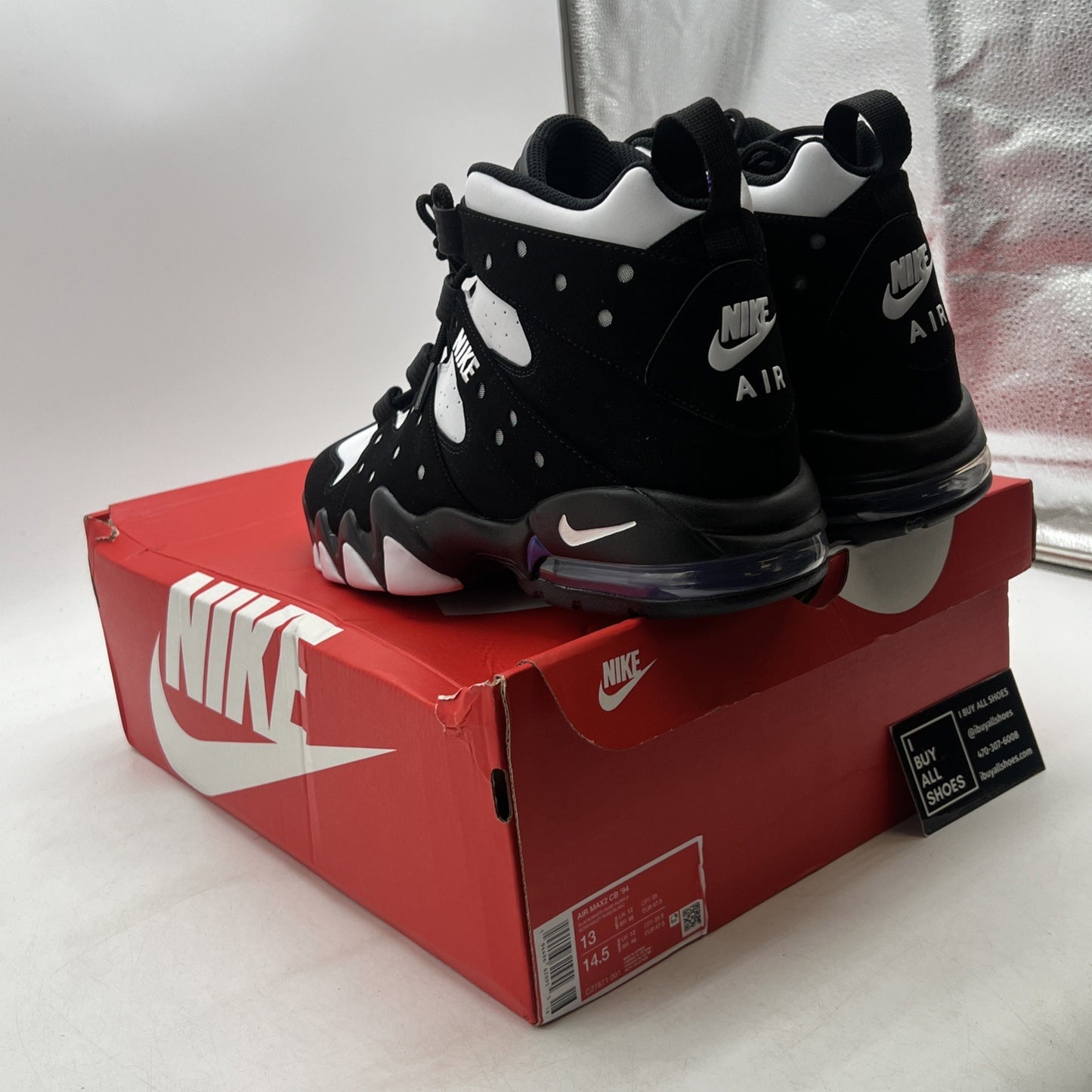 Size 13 - Nike Air Max 2 CB 94 Retro 2020 Black Purple (CZ7871-001)