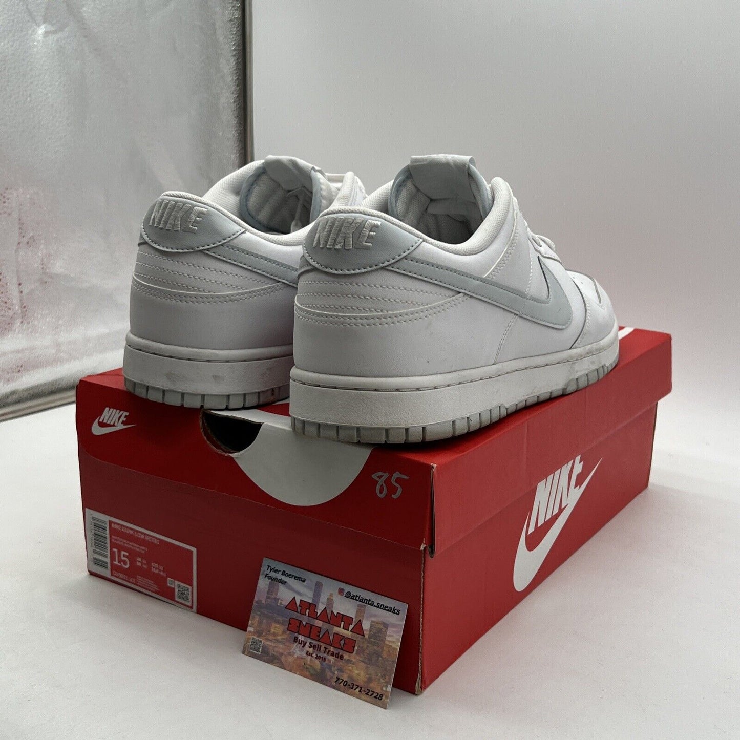 Size 15 - Nike Dunk Low Pure Platinum (DV0831-101)