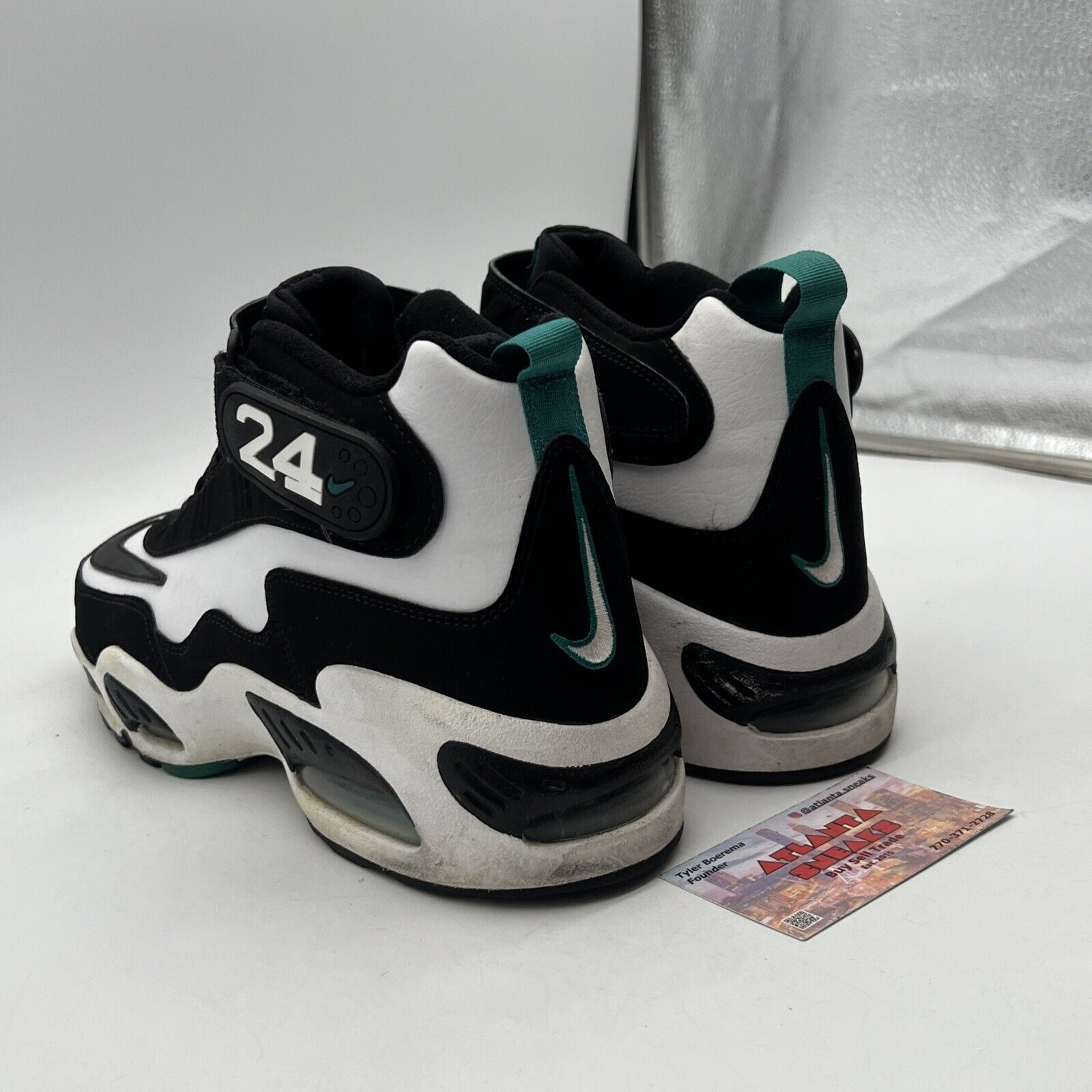 Size 10 - Nike Air Griffey Max 1 2021 Freshwater Black White Suede (DD8558-100)