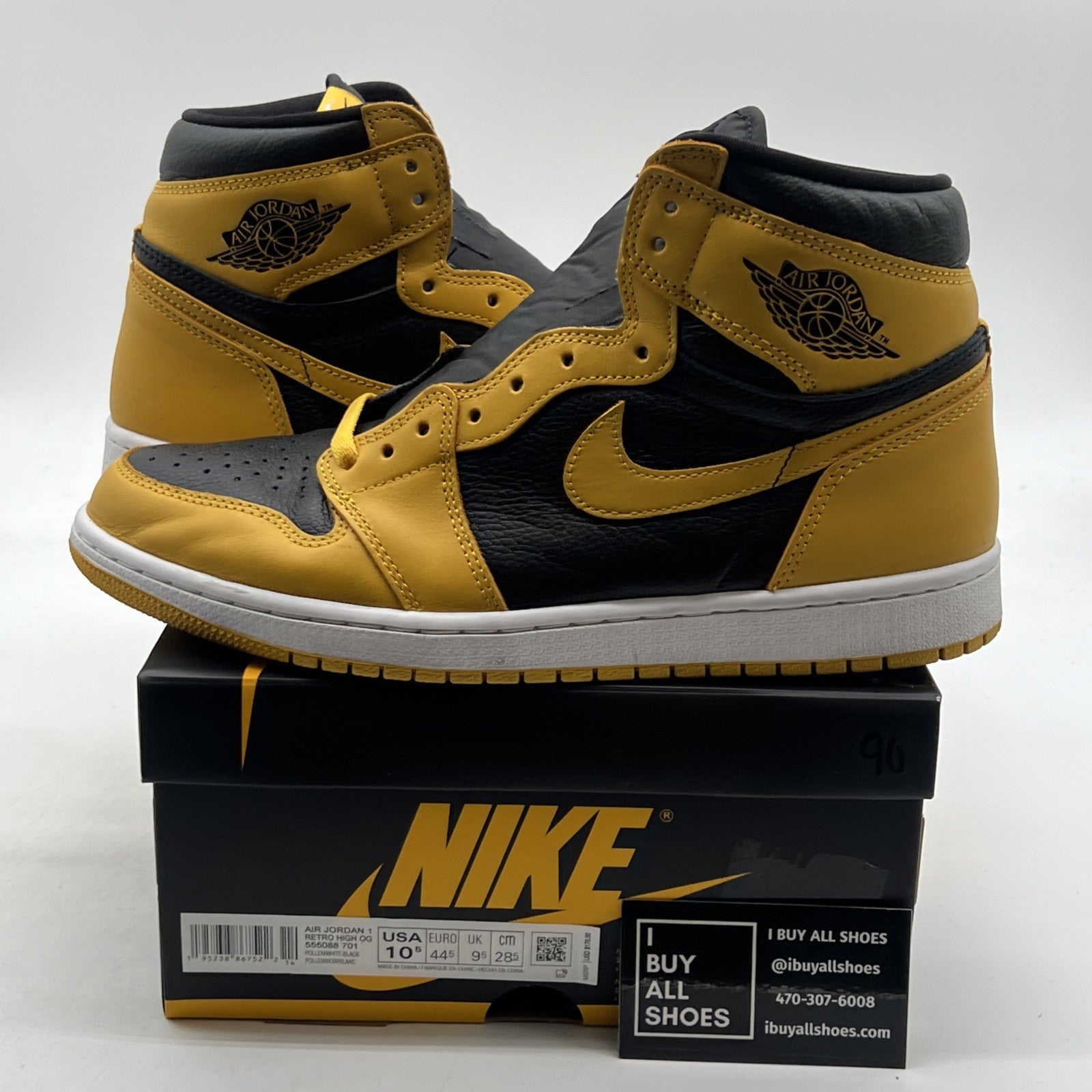 Size 10.5 - Air Jordan 1 Retro OG High Pollen (555088-701)