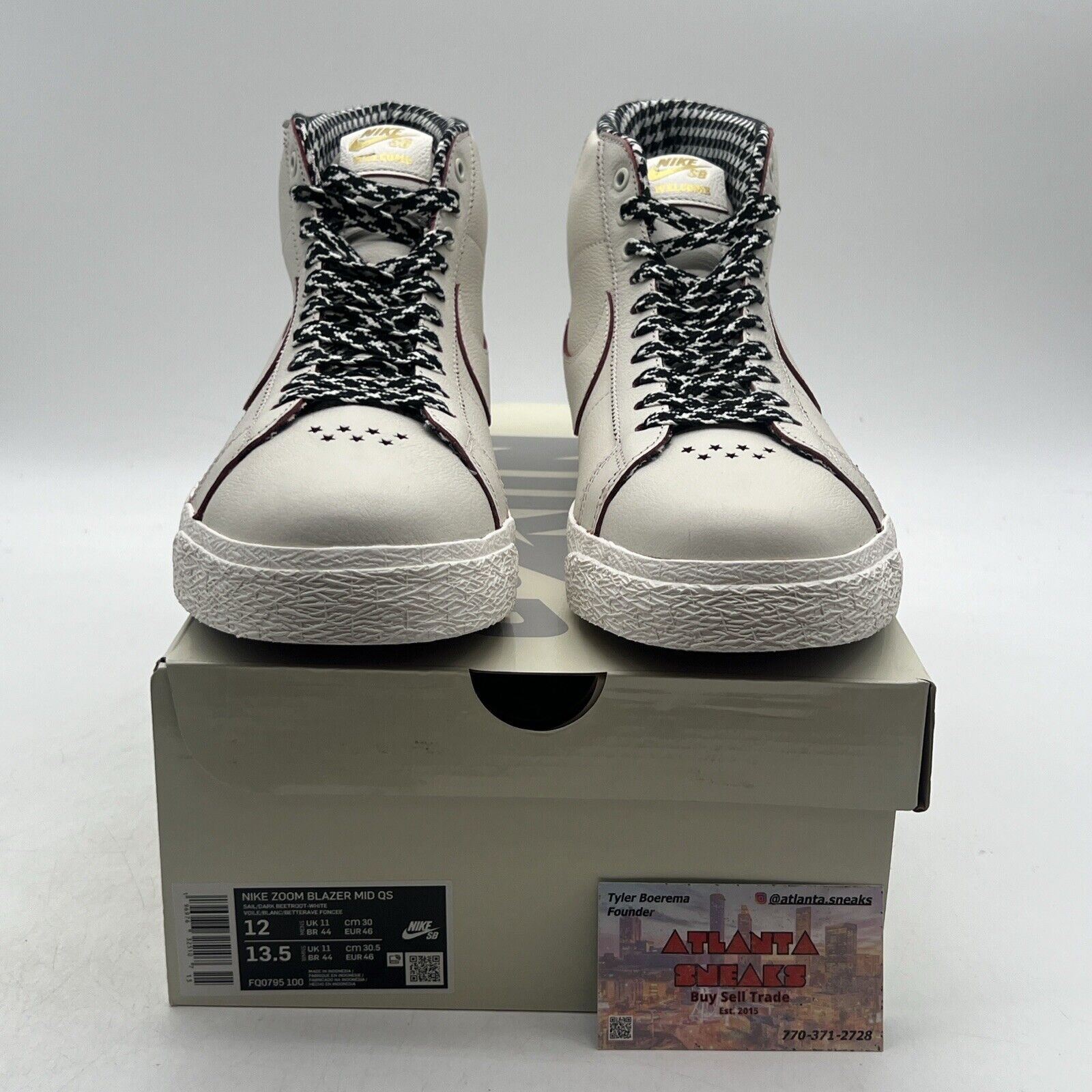 Size 12 - Nike Welcome Skateboarding x Zoom Blazer SB Mid Casa Welcome Madrid