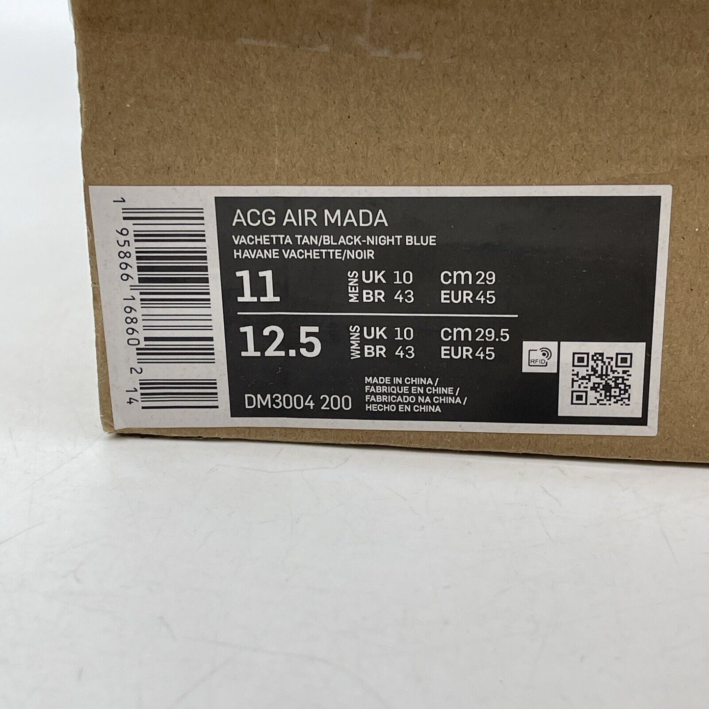 Size 11 - Nike ACG Air Mada Vachetta Tan Purple Black Suede Leather (DM3004-200)