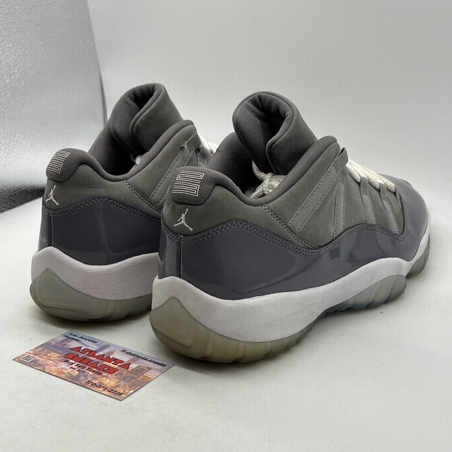 Size 12 - Jordan 11 Retro Low Cool Grey 2018 White Suede (528895-003)