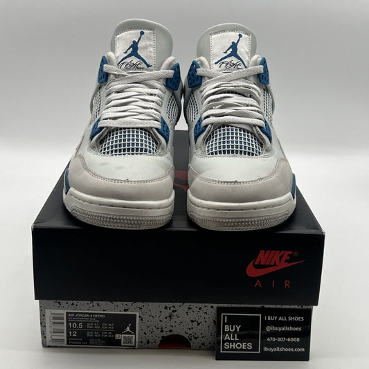 Size 10.5 - Air Jordan 4 Retro 2024 Military Blue (FV5029-141)