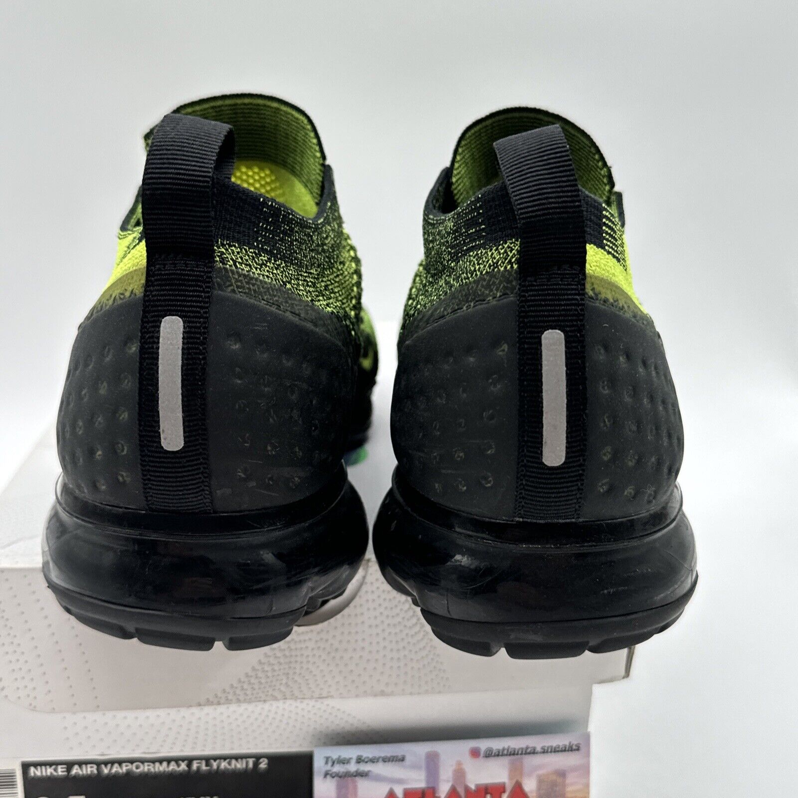 Size 9.5 - Nike Air VaporMax Flyknit 2 Volt 2019