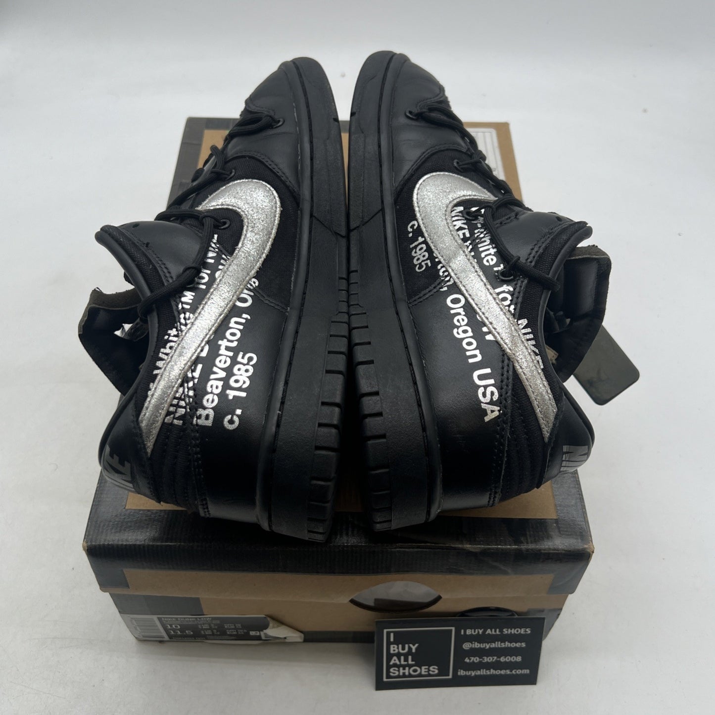 Size 10 - Off-White x Nike Dunk Low Lot 50 of 50 (DM1602-001)