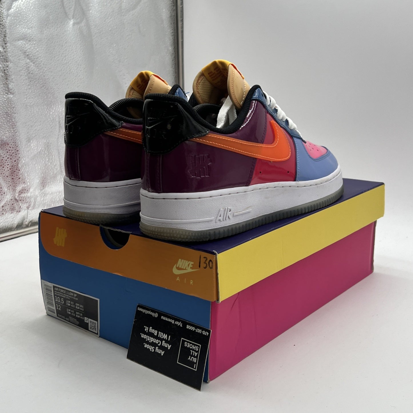 Size 10.5 - Nike Undefeated x Air Force 1 Low Total Orange (DV5255-400)