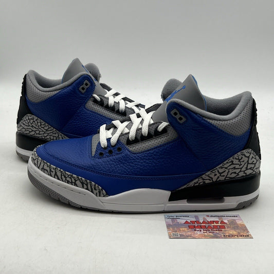 Size 10 - Jordan 3 Retro Varsity Royal 2020 (CT8532-400)