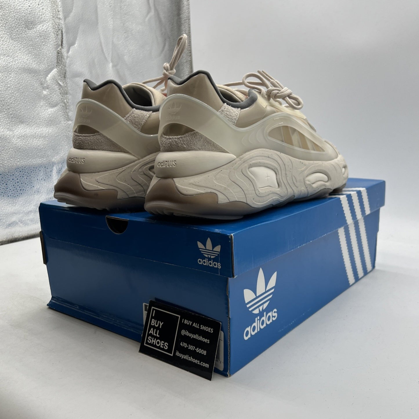 Size 14 - Adidas Oznova Bliss Magic Beige (HQ9827)