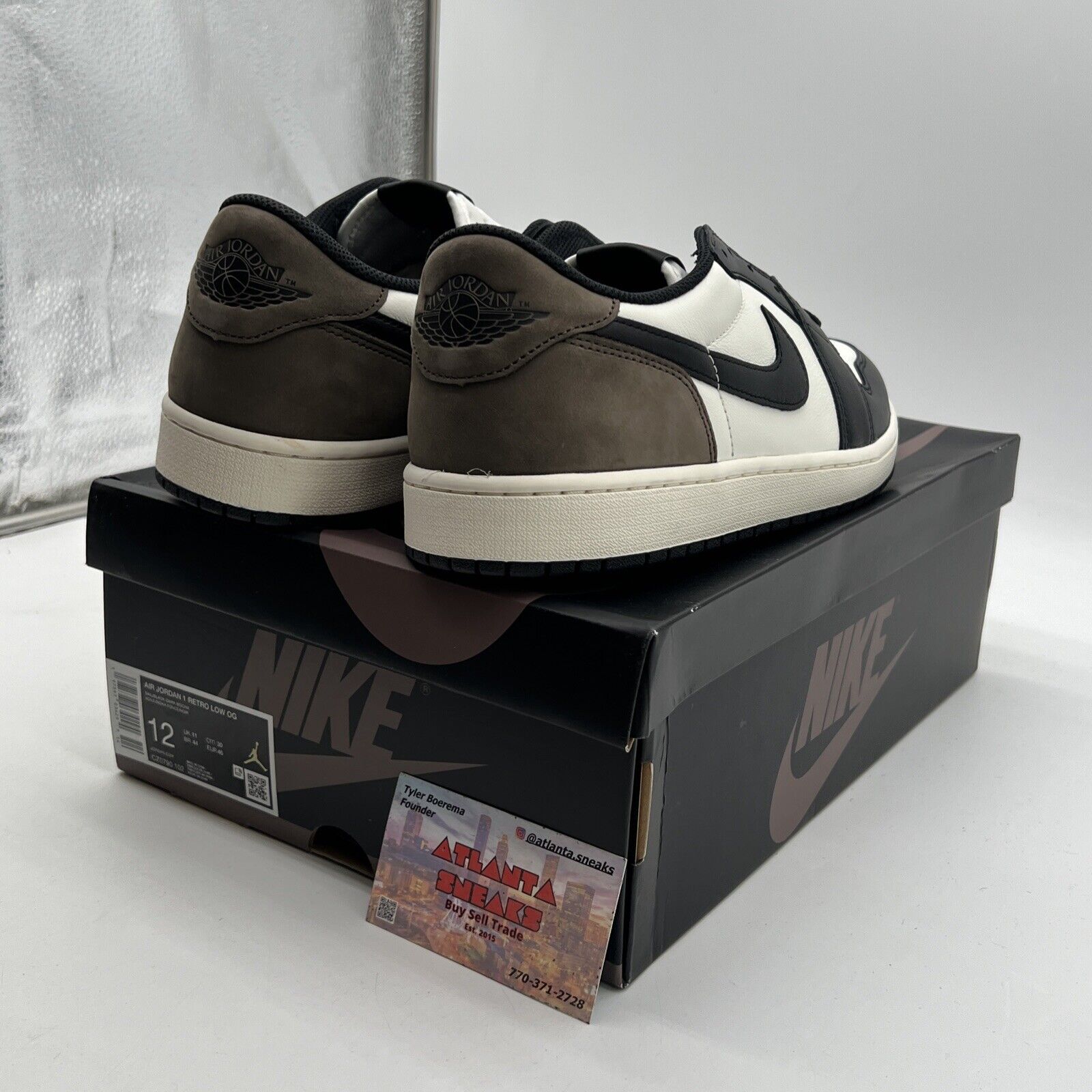 Size 12 - Air Jordan 1 Retro OG Low Mocha (CZ0790-102)