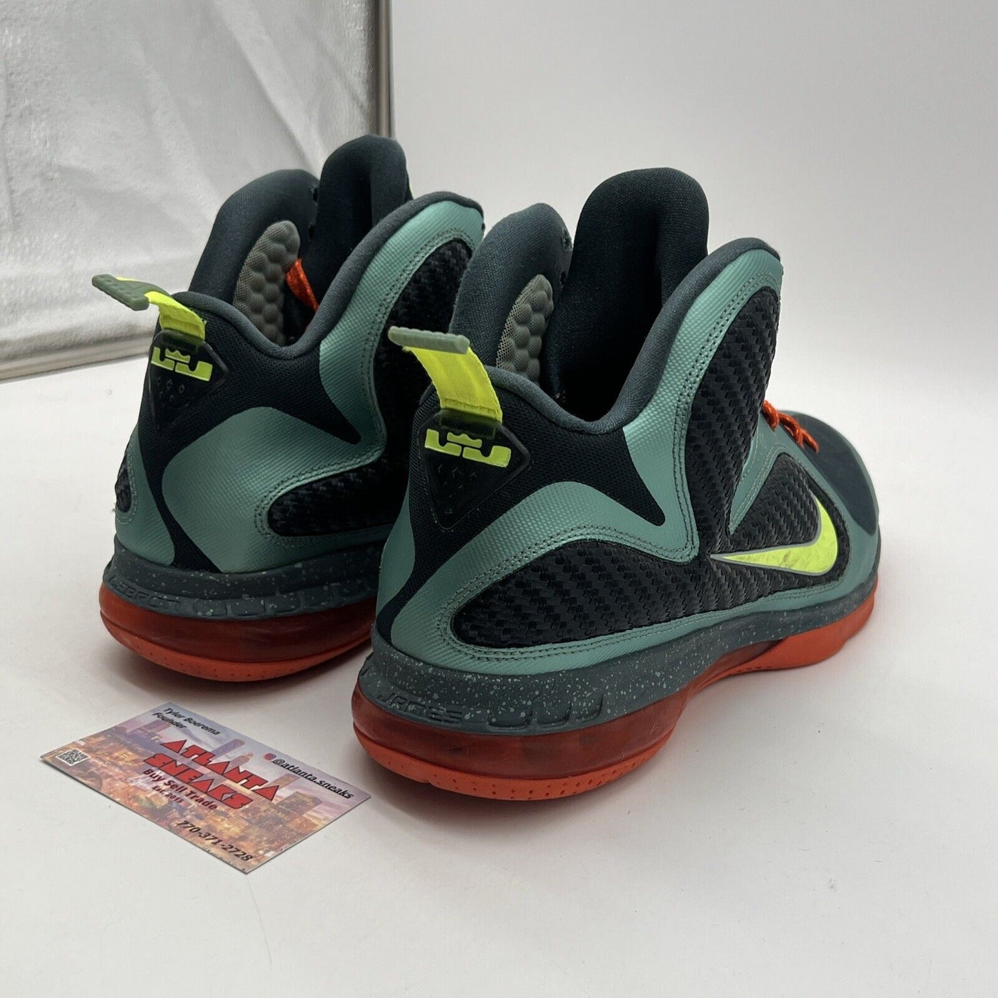Size 11 - Nike LeBron 9 Cannon - Orange (469764-004)
